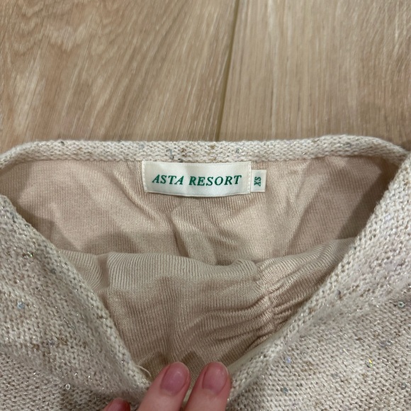 Asta Resort Sequin Strapless Top with Scarf - Picture 4 of 4